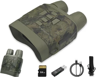 Gloovon 4K Nachtkijker Verrekijker 36MP 5x Zoom 64GB