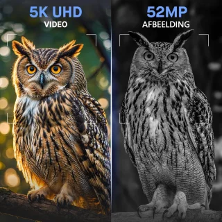 Gloovon Nachtkijker 5K Ultra HD Zwart