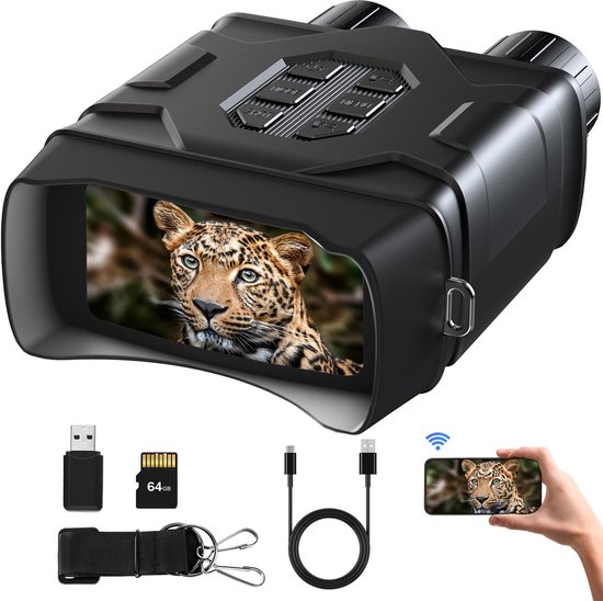 Gloovon Nachtkijker 5K Ultra HD Zwart review