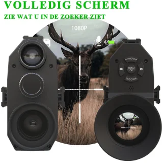 Gloovon Nachtkijker Full HD 1080p 2MP Zwart