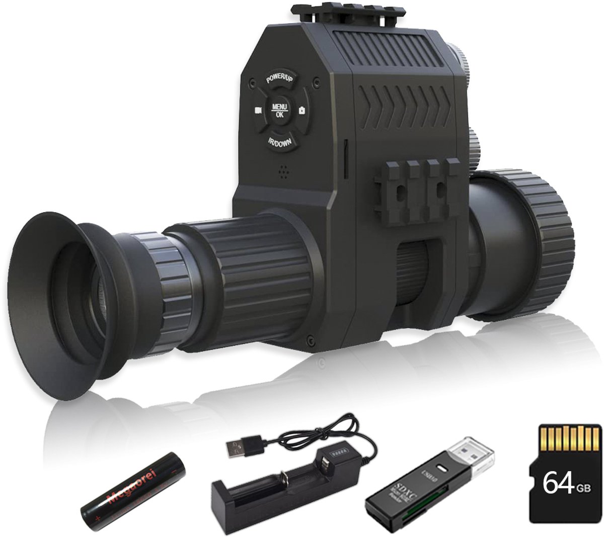 De Gloovon Nachtkijker Full HD 20MP Zwart in één oogopslag