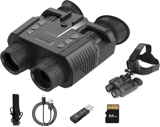 Gloovon Nachtkijker Hoofdgemonteerd 4K 8x Zoom review