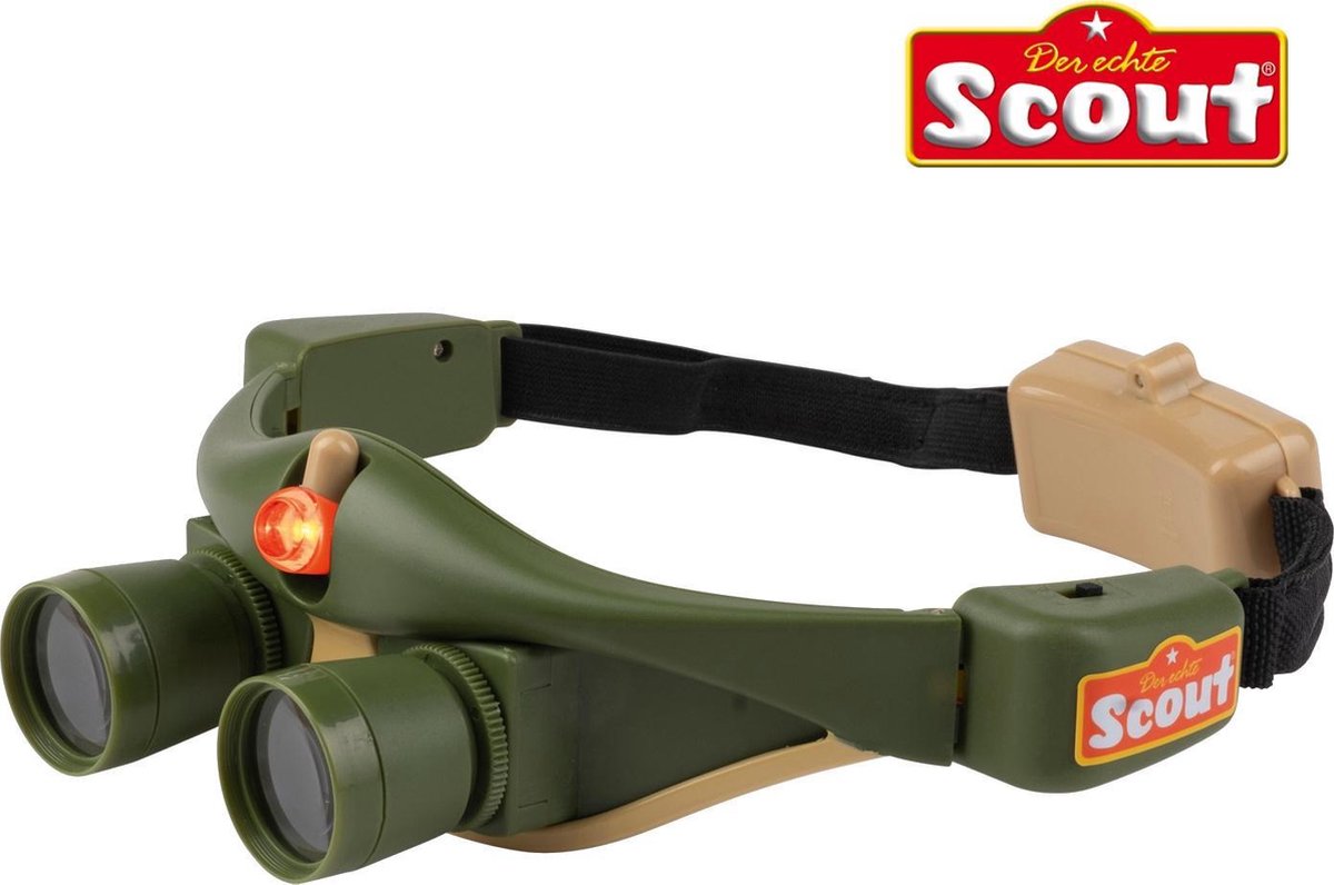 Wat vinden we goed aan de Happy People Scout Junior Nachtkijker 18x6 cm Groen