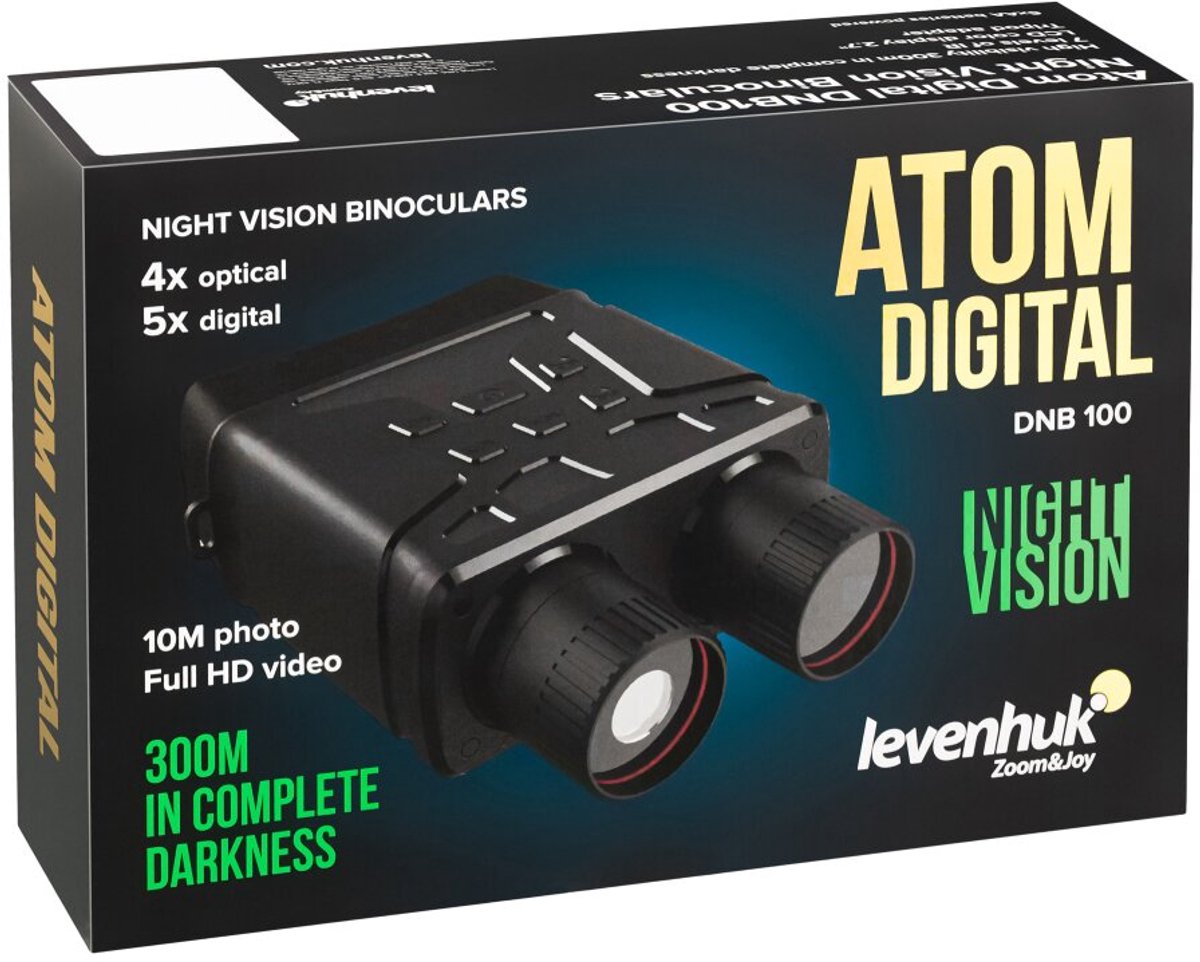 Wat vinden we goed aan de Levenhuk Atom Digital DNB100 Nachtkijker