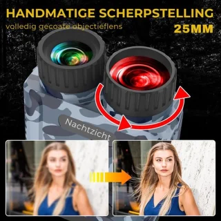 Luxe Nightvision Verrekijker Met Warmtebeeld 300M Met SD Kaart