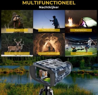 Luxe Nightvision Verrekijker Met Warmtebeeld 300M Met SD Kaart