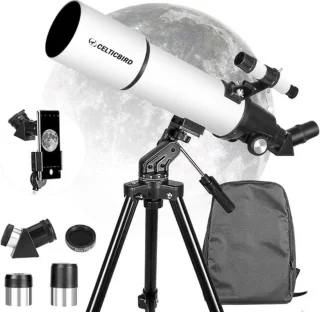 Luxe Sterrenkijker Telescoop Met Statief Wit