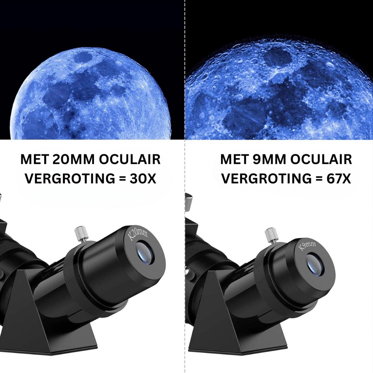MKSS® Sterrenkijker Telescoop Wit inclusief Statief en Tas