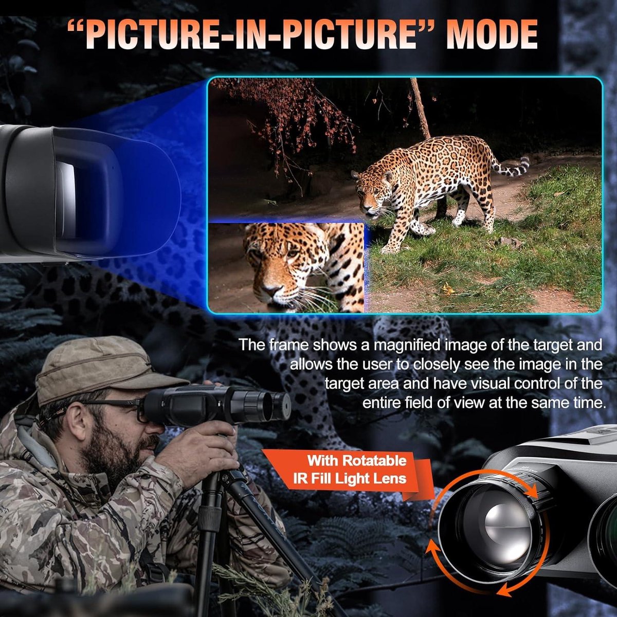 Wat vinden we goed aan de Nachtkijker 1280p digitale zoom 5x voor jagers en outdoor