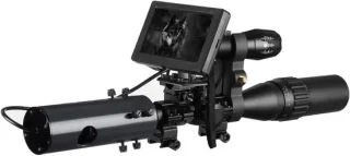 Nachtkijker camera digitaal met 4,3 inch scherm, zwart