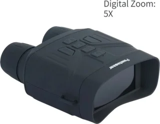 Nachtkijker digitaal 3 inch LCD 5x zoom zwart