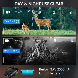 Nachtkijker Digitale Infrarood 5x Zoom 300m Zwart