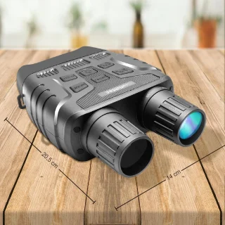 Nachtkijker infrarood 300m LCD 2,3" 4x zoom met opname tas
