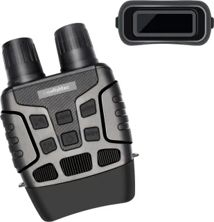 Nachtkijker infrarood 300m LCD 2,3" 4x zoom met opname tas