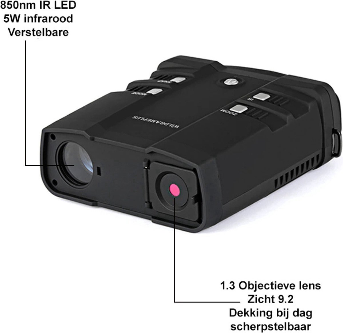 Wat vinden we goed aan de Nachtkijker Infrarood Warmtebeeld Verrekijker 32GB SD