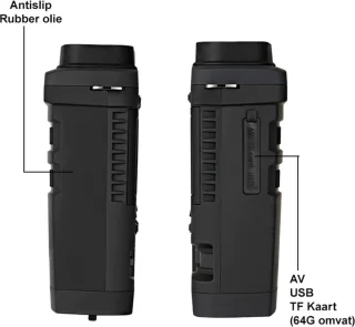 Nachtkijker Infrarood Warmtebeeld Verrekijker 32GB SD