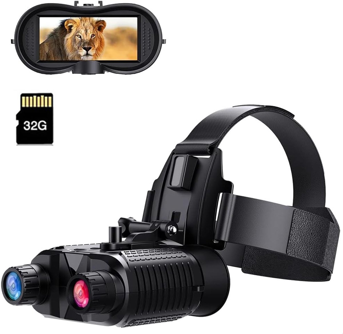 De Nachtkijker met 2,7-inch scherm en 32GB SD-kaart voor volwassenen in één oogopslag