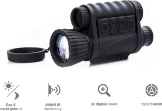 Nachtkijker Monoculair met 32GB SD Kaart