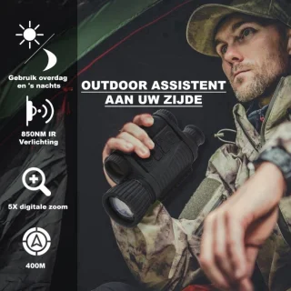 Nachtkijker Monoculair met 32GB SD Kaart