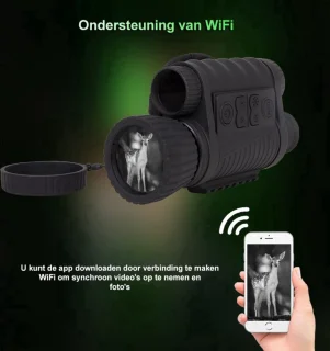Nachtkijker Monoculair met 32GB SD Kaart