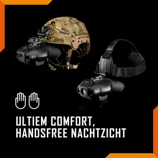 Nachtkijker Nightfox Swift 2 Pro hoofdmontage, 1080p, USB-oplaadbaar