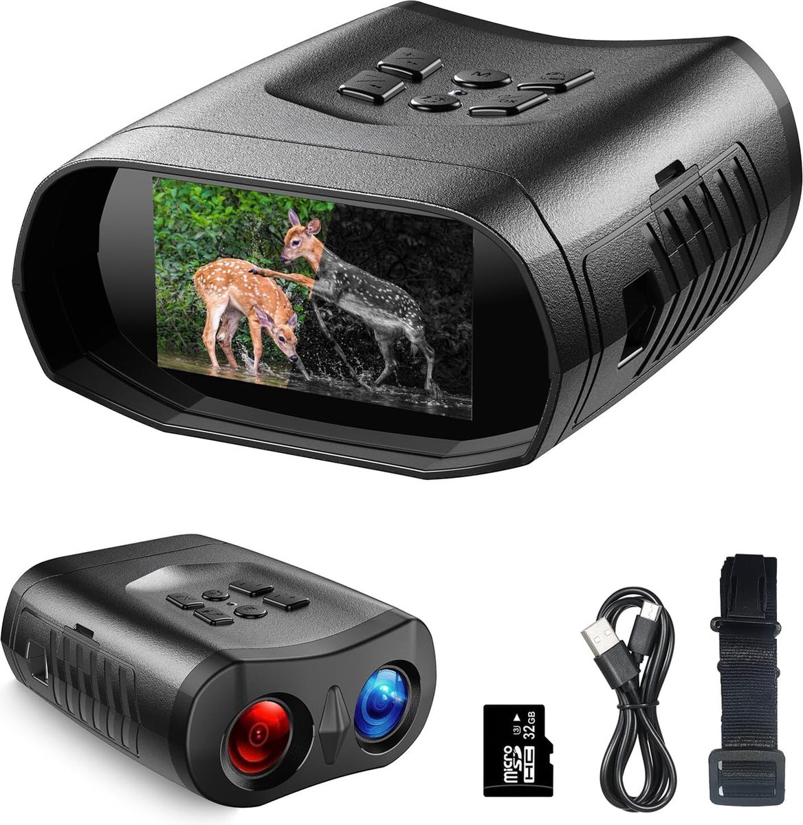 De Nachtkijker Verrekijker Infrared Night Vision in één oogopslag