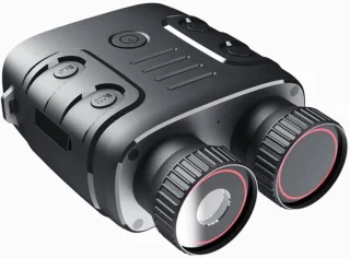 Nachtzicht verrekijker - Digitale nachtkijker voor dag en nacht - 1080p FHD foto en video - Infrarood nachtkijker voor jagen, vissen, reizen - Geschikt voor outdoor-activiteiten - Zwart model met zoomlens - Nachtzichtbril met R18-technologie