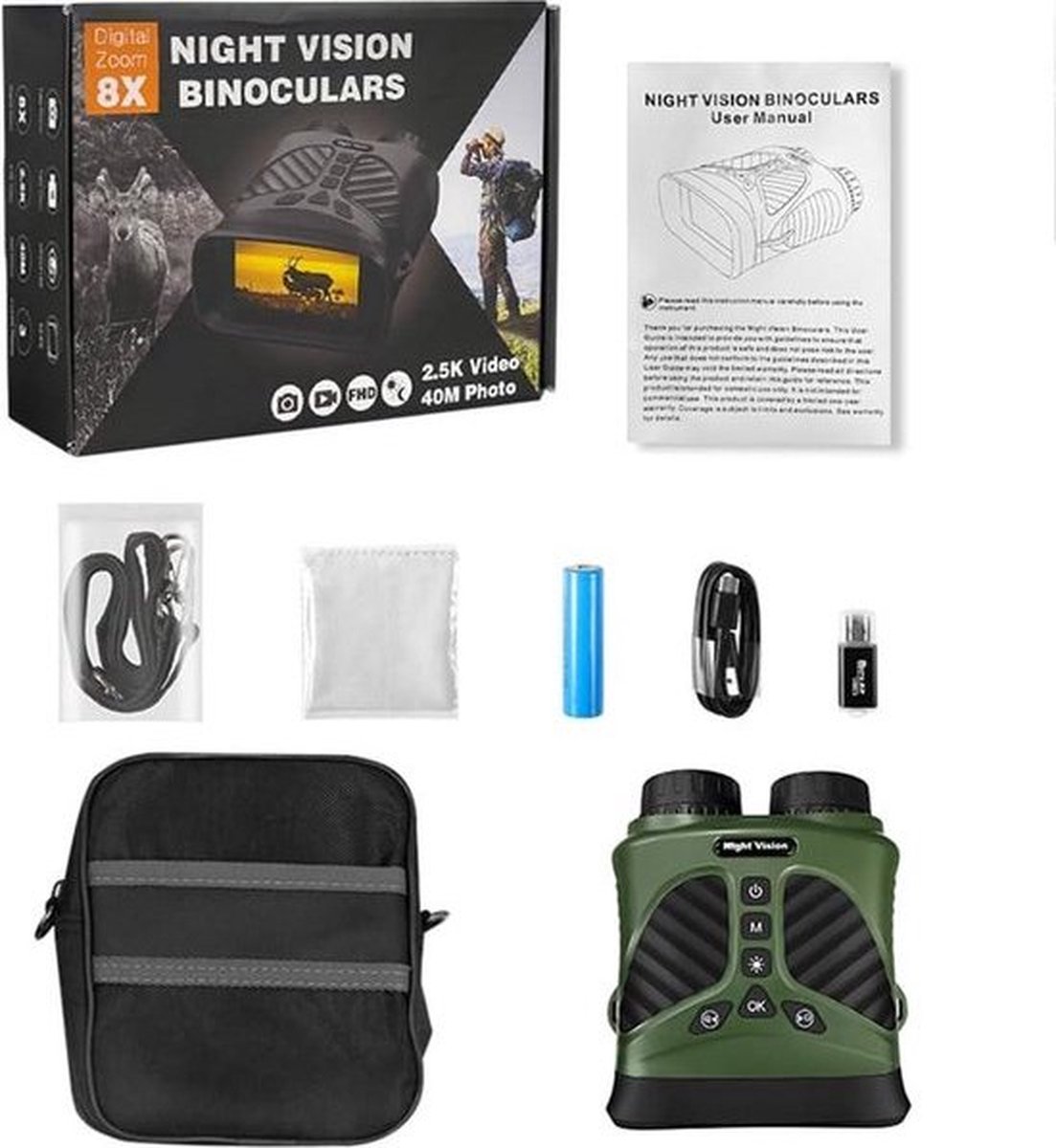 Wat vinden we goed aan de Nachtzicht Verrekijker Groene Infrarood