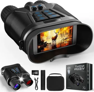 Nachtzichtbril met camera — 4K nachtverkenning binnen handbereik