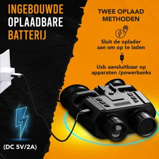 Nereb Night Vision Goggles Oplaadbaar