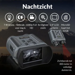 Wat vinden we goed aan de Nexeli NX-NVS-220 Digitale nachtkijker