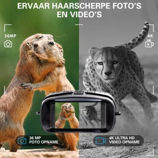 Night Vision 4K Warmtebeeld Verrekijker 300m