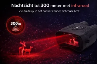 Wat vinden we goed aan de Nightvision Verrekijker met camera + 32GB microSD-kaart
