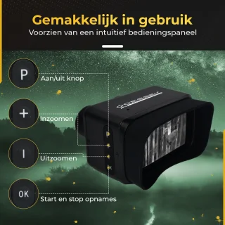 Odessey 4K Nachtkijker Verrekijker Zwart