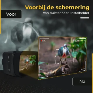 Odessey 4K Nachtkijker Verrekijker Zwart