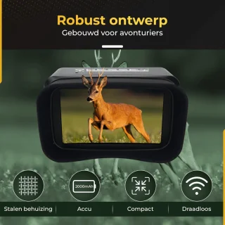 Odessey 4K Nachtkijker Verrekijker Zwart