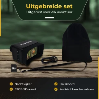 Odessey 4K Nachtkijker Verrekijker Zwart