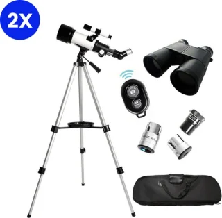 PEEKGUARD Telescoop 70/400 — complete instapkijker voor avontuurlijke sterrenkijkers