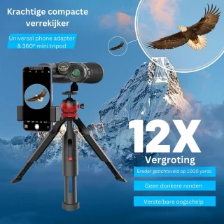Premium Nachtkijker Verrekijker met Driepoot en GSM-Adapter
