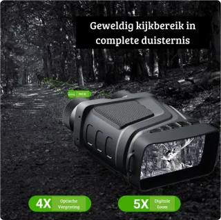 Professionele Nachtkijker Wildcamera HD 1080P Zwart