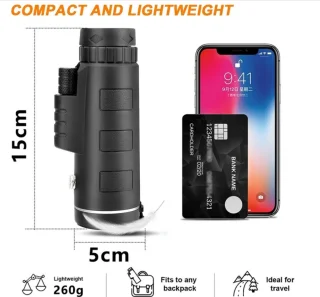 Wat vinden we goed aan de ProView 40x60 Monoculair Verrekijker