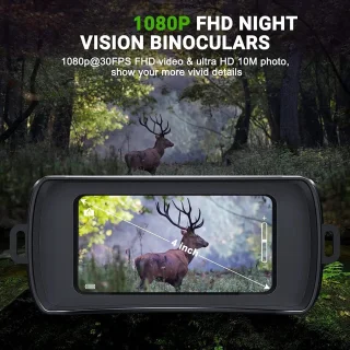 R12 4K Digitale Nachtkijker Verrekijker FHD1080P 5X Zoom