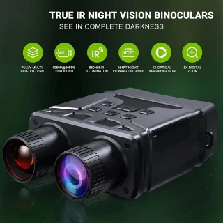 R12 4K Digitale Nachtkijker Verrekijker FHD1080P 5X Zoom