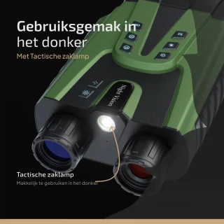 Verranox Full-Color Nachtkijker Digitale Verrekijker 4K