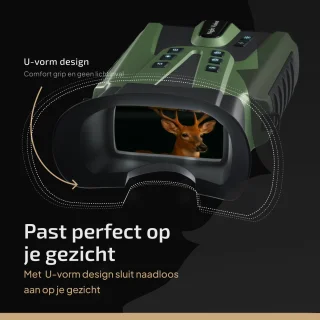 Verranox Full-Color Nachtkijker Digitale Verrekijker 4K