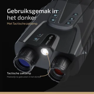 Verranox Full-Color Nachtkijker Zwart 4K Digitale Verrekijker