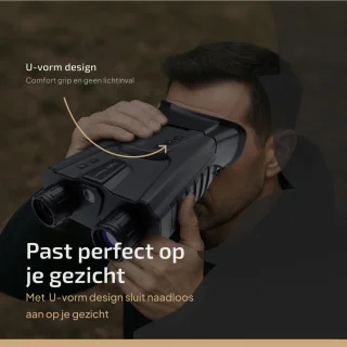 Verranox Full-Color Nachtkijker Zwart 4K Digitale Verrekijker