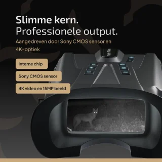 Verranox Full-Color Nachtkijker Zwart 4K Digitale Verrekijker