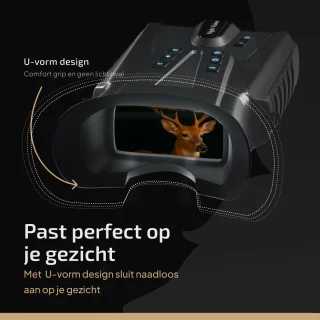 Verranox Full-Color Nachtkijker Zwart 4K Digitale Verrekijker