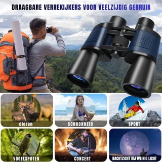 Wat vinden we goed aan de ZMR® Verrekijker - Zwart/Blauw